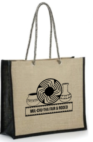 All Natural Fashion Jute Tote Bag - IJ911