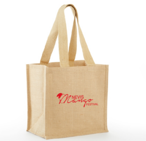Eco-Friendly Wide Bottom Jute/Burlap Grocery Shopping Tote - IJ914