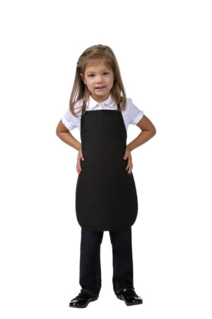 I250 NP-No-Pocket Bib Apron for Children Non-Adjustable Neck Made in USA - I250NP
