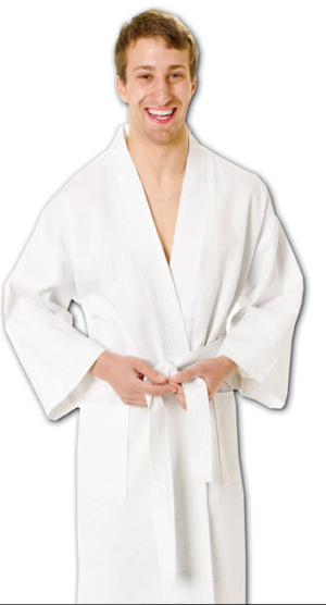 One Size Kimono Medium Weight Bath Robe - IBR70