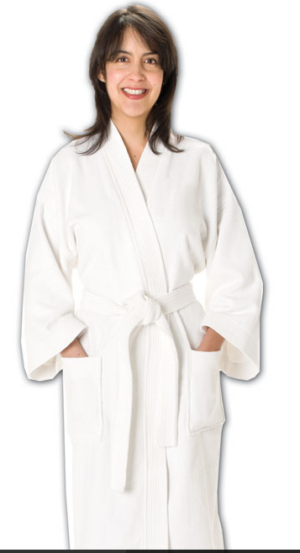 One Size Kimono Style, Heavy Weight, 12 Oz Bath Robe - IBR90