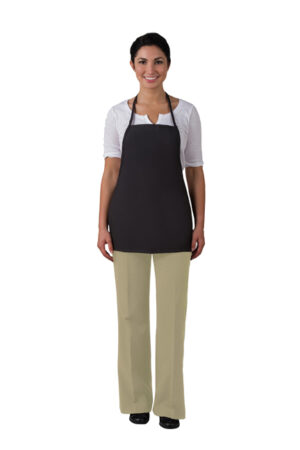 I215 NP-No-Pocket Promo Bib Apron Non-Adjustable Neck Made in USA - I215NP