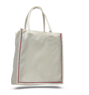 Cotton Sheeting Gusset Tote Bag IQ125600